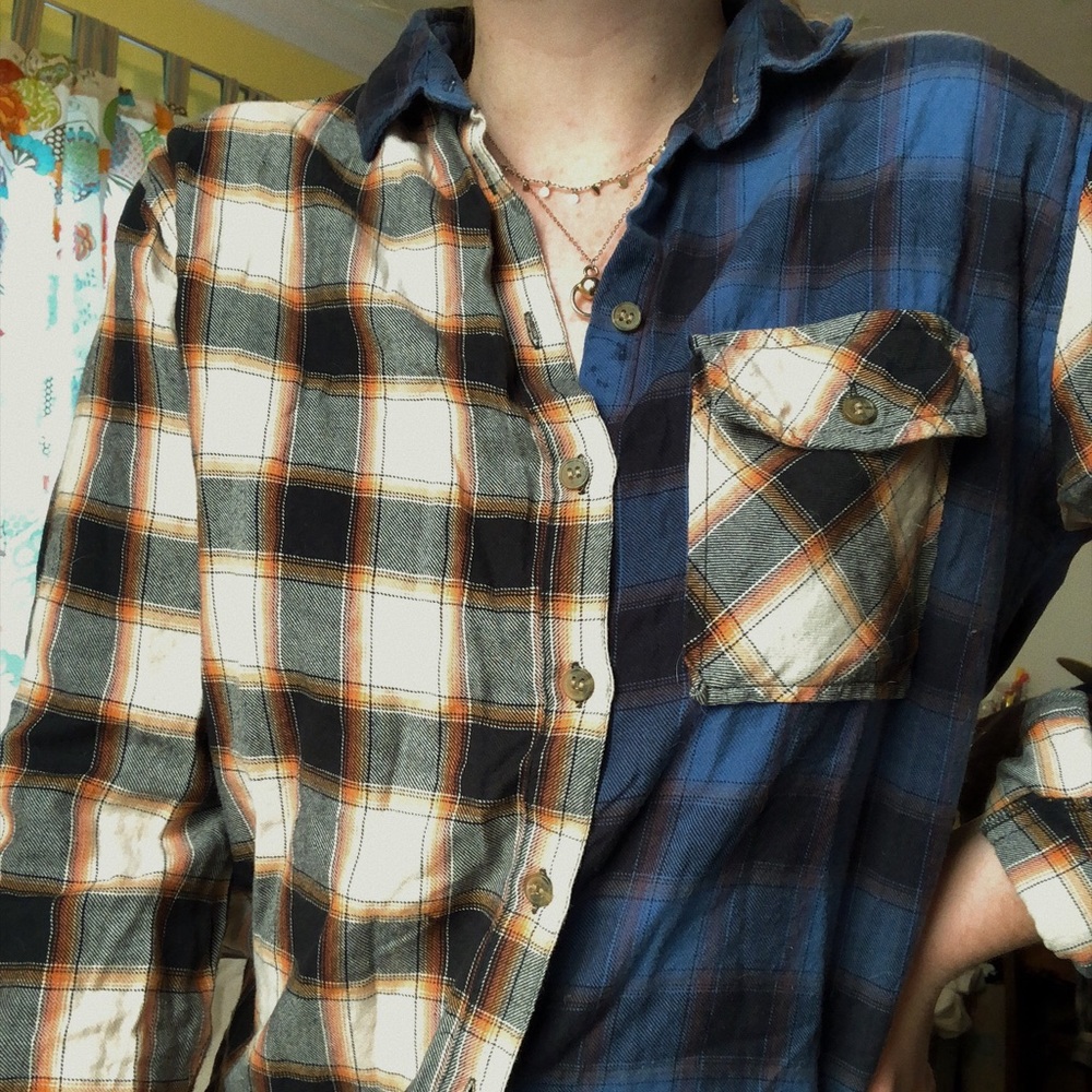 SOLD Topshop Two-toned Flannel